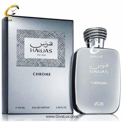 ادو پرفیوم مردانه رصاصی | Rasasi اورجینال مدل Hawas Chrome | هوس کروم حجم 100 میل